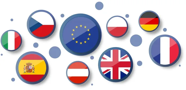 Flags of the countries where PanVAT registers VAT
